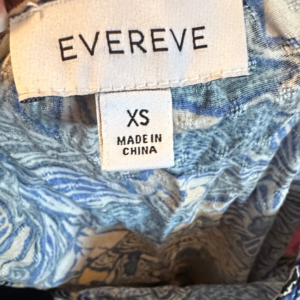 Evereve Blue and Yellow Patterned Dress - Picture 5 of 5